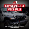 thumbnail image 2 of AMERICAN MODIFIED Vader Grille for 2018+ Wrangler JL & 2020+ Gladiator JT, 2 of 12