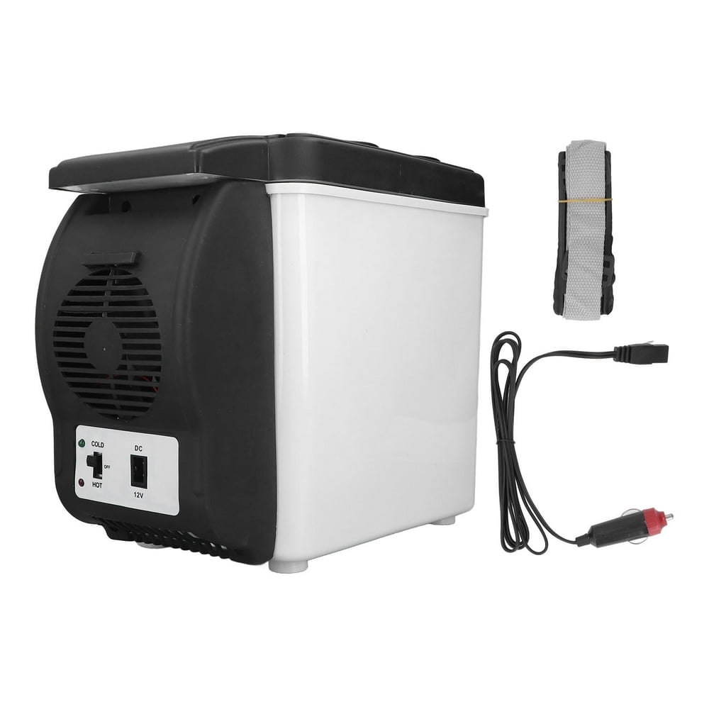 MesaSe Mini Fridge 6L Car Refrigerator  Multifunctional 12 Volt Low Noise Refrigerator with Car Power Cord for Indoor Outdoor Bedroom  Office  Car  Dorm