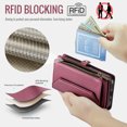 thumbnail image 3 of Asuwish Zipper Wallet Phone Case for iPhone 17 Pro Max 6.9 inch Tempered Glass Screen Protector Crossbody Lanyard Strap Flip Card Holder Slot Cell Cover i Phone17 17Pro i17ProMax Women Men Wine Red, 3 of 8