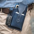 thumbnail image 1 of Openpig Leather Phone Pouch, Belt Holder, Universal Smart Phone Leather Belt Pouch for Men, 1 of 9