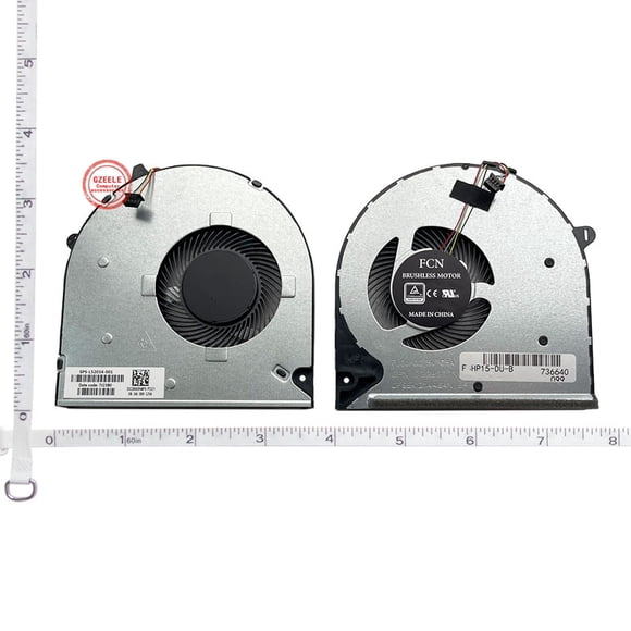 CPU Cooling Cooler Fan for HP 15-DU 15S-DU 15S-DY 15-DW 15S-GR TPN-C139 250 G8 DC28000N6F0 DFS5K12114464N L52034-001 ORG