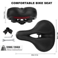 thumbnail image 2 of GRM Bike Seat Bike Saddle,Comfortable Bicycle Seat Replacement with Dual Shock, 2 of 4
