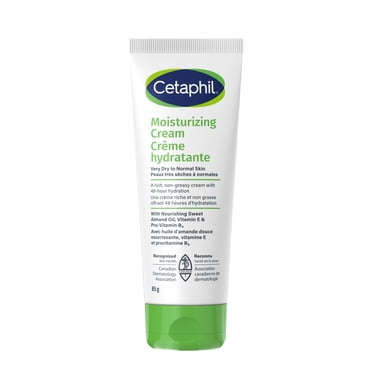 Cetaphil Moisturizing Cream, Hydrating Moisturizer for Dry to Very Dry Skin, 85g
