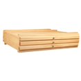 thumbnail image 1 of KLKCMS Artist Supply Storage Box Portable Art Storage Box for Brushes Pastel Pencil 3 Drawer, 1 of 9