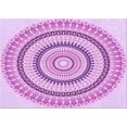 thumbnail image 1 of Ahgly Company Machine Washable Indoor Rectangle Transitional Blossom Pink Area Rugs, 2' x 4', 1 of 7