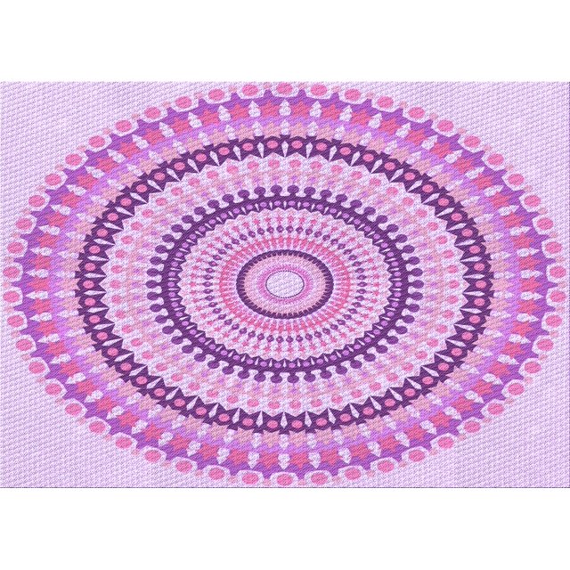 Ahgly Company Machine Washable Indoor Rectangle Transitional Blossom Pink Area Rugs, 2' x 4'