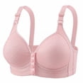 thumbnail image 3 of Women's Front Button Down Bra Pulls Breathable And Comfortable Retraction Breast Bra Bra Underwear, 3 of 3