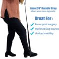 thumbnail image 3 of LAICAIW Leg Lifter for After Knee Surgery Hip Replacement Recovery Kit Foot Lifter Medical Lift Strap Rigid Thigh Lifting Strap Portable Physical Therapy Aids Mobility for Seniors Leg Loop Lifter Pul, 3 of 5