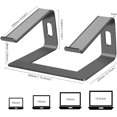thumbnail image 2 of Laptop Stand Aluminum Laptop Riser Compatible with Apple Mac MacBook Air Pro to Notebook Computer Ergonomic Elevator Holder (Pink), 2 of 7