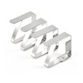 thumbnail image 4 of Wweixi 8 Pcs/ensemble Pinces pour Nappe Flexibles en Acier Inoxydable Pinces de Couverture de Nappe pour Salle à Manger Camping Support de Nappe, 4 of 9