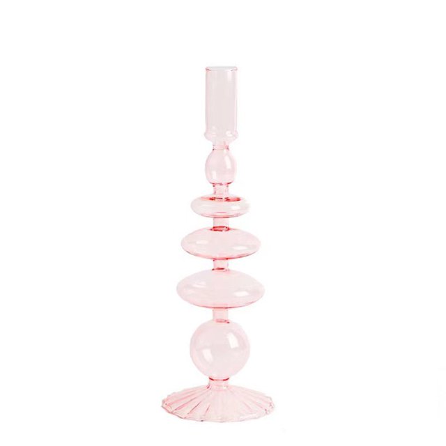 Glass Vase Creative Boho Style Flower Vase For Wedding Dinner Party Living Room Office Decor