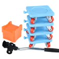 thumbnail image 1 of Hearth & Gear Eight Piece Moving Tool Moving Aid Heavy Object Handling Tool Household Furniture Labor Saving Moving Bed Shifter Camping Backpack with Sleeping Bag Compartment Youth Camping Gear Kayak, 1 of 7