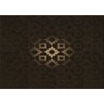 thumbnail image 1 of Ahgly Company Tapis Rectangulaire Lavable en Machine Intérieur Transitionnel Marron Chocolat, 7 Pieds x 9 Pieds, 1 of 7