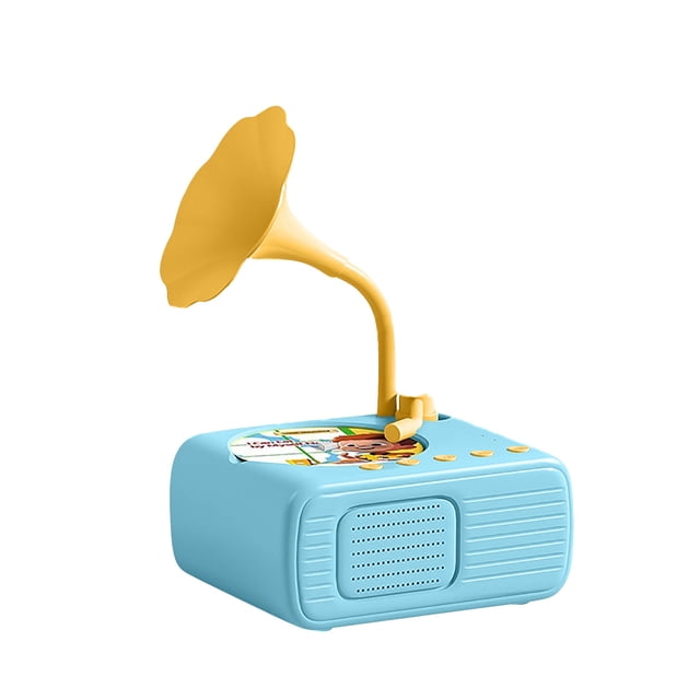 Tyidzon Kids Phonograph Children's Early Education Puzzle Phonograph Card Learning Of Recording And Bluetooth Enabled Children's Phonograph Christmas Gift