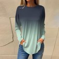 thumbnail image 1 of Birdeem Blouses d'Automne à Col Rond pour Femmes, Mode Smockée, Manches Longues, 1 of 1