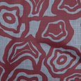 thumbnail image 1 of oneOone Silk Tabby Maroon Fabric Abstract Floral Sewing Craft Projects Fabric Prints By Yard 42 Inch Wide, 1 of 4