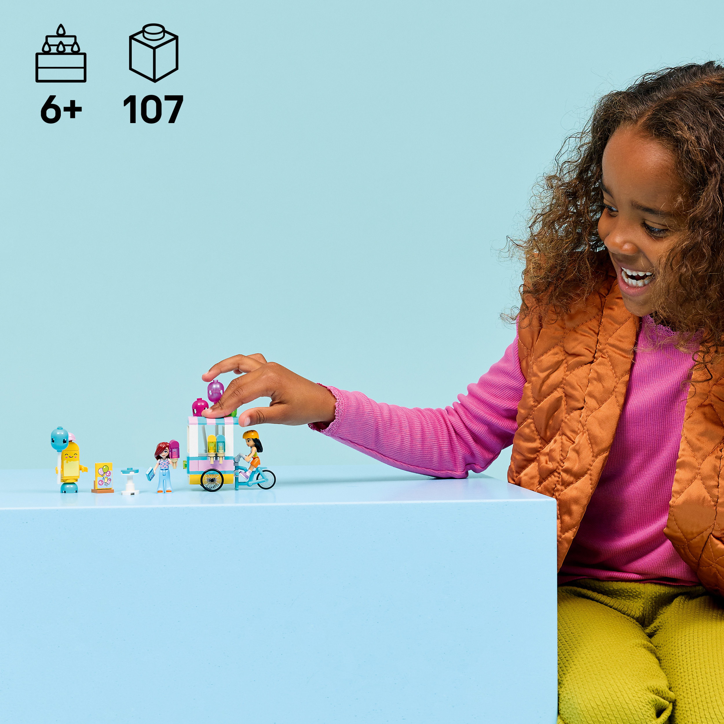 LEGO Friends Le Kiosque de Crème Glacée et de Ballons – Ensemble de construction – 42692