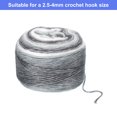 thumbnail image 4 of Unique Bargains Gradient Cake Cotton Acrylic Wool Mixed Dark Blue Yarn, 300g, 3 Pack, 4 of 8