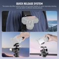 thumbnail image 4 of Neewer Backpack Camera Clip Mount with Square QR Plate, Upgraded Safety Latch, Quick Release Camera Belt Clip Backpack Strap Compatible wit, 4 of 9