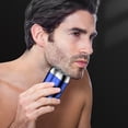 thumbnail image 2 of Mini Double Head Electric Shaver USB Rechargeable Waterproof Travel Rotary Razor Portable Men Hair Beard Trimmer Remover Tool Father Boyfriend Gift, 2 of 8