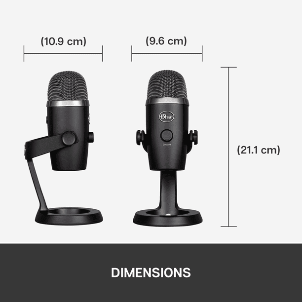 Blue Yeti Nano Premium USB Mic for Recording and Streaming