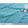thumbnail image 3 of Soimoi Modal Satin Fabric Dot & Car Transport Printed Fabric 1 Yard 42 Inch Wide, 3 of 3