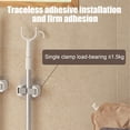 thumbnail image 4 of Jubipavy Heavy Duty Garden Tool Organizer Rack Rake And Shovel Handle Stainless Steel Mop Hanger Wall Mounted Rack, 4 of 6