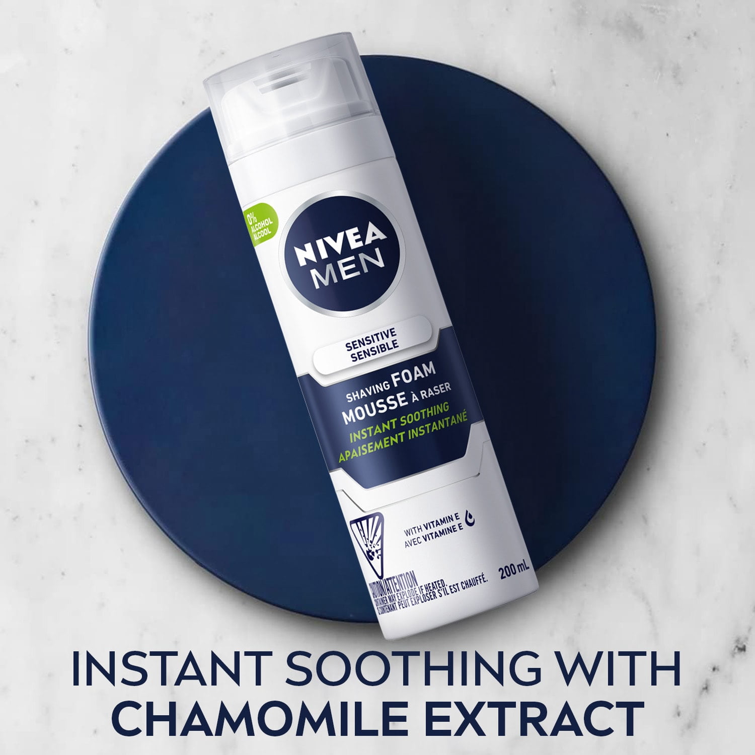 NIVEA Hommes Peau Sensible Mousse à Raser