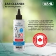 thumbnail image 3 of Nettoyant pour oreilles pour chiens Wahl – Solution douce avec bicarbonate de soude et extrait d’eucalyptus, élimine cire et débris, parfum frais, soin régulier, modèle-58592, 3 of 9