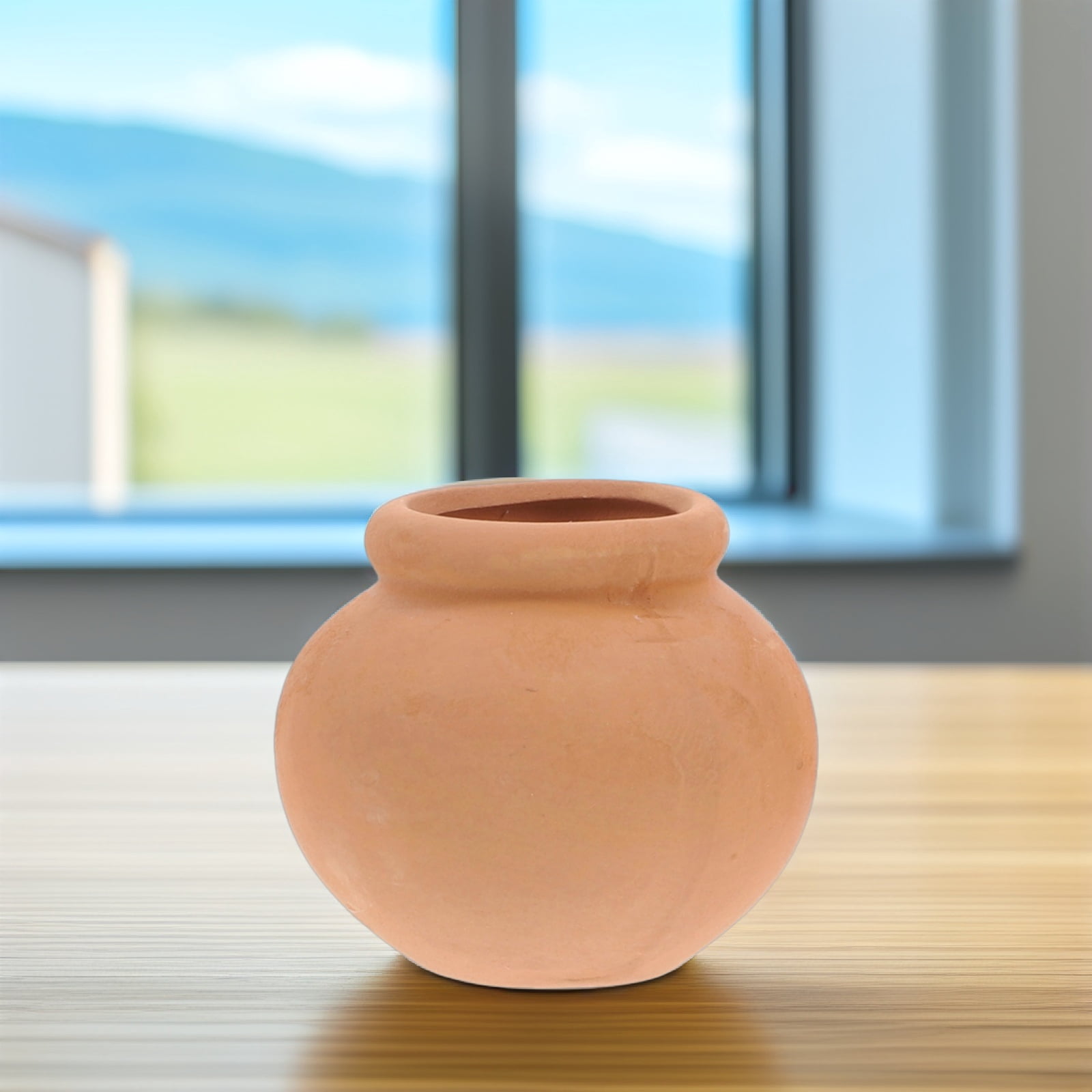 CTIRCHIU 4Pcs Garden Pots Small Terracotta Clay Pots for Flowers and Vegetable Planting