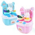 thumbnail image 3 of Kitchen Plaything Kitchen Cooking Toys Funny Mini Child Play House Kitchenware Toy for Girl Boy (Pink), 3 of 6