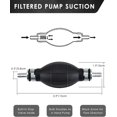 thumbnail image 2 of Siphon Hose Gasoline Siphon Pump Portable Widely Use Hand Fuel Pump Water Transfer Pump with PVC Hose, 2 of 7