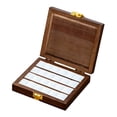 thumbnail image 4 of simhoa Watercolor Paint Box Empty Palette Box Wooden Watercolor Paint Storage Box Paint 24 Grids, 4 of 7
