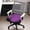 Violet3, variante sur Coussin de Sol Rond en Peluche - Coussin de Chaise Tatami en Flocage 30x30 cm, Coussin de Siège Ergonomique pour Bureau, Salle à Manger, Voiture et Jeu, Plusieurs Couleurs Offertes