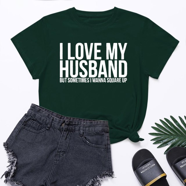 Meichang T-Shirts Cœur d'Amour pour Femmes T-Shirts de la Saint-Valentin Imprimé Cœur T-Shirts de Vacances Hauts de la Saint-Valentin Manches Courtes Col Rond Blouses