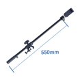 thumbnail image 1 of 1pc Black Microphone Stand Crossbar Rotating Useful Microphone Stand Boom Arms Holder Extension Bracket 55CM Practical Accessory, 1 of 10