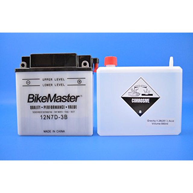 BikeMaster Batterie Standard 12N7D-3B Yamaha YFM100 Champ, YFM50 Raptor, YFM80 Ba
