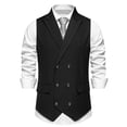 thumbnail image 1 of Dvkptbk Men Solid Fashion Have Pockets Button Turn-down Collar Tanks Tops Blouse on Clearance, 1 of 9