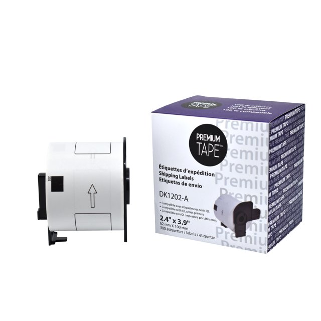 Premium Étiquettes d'Expédition à Découpe Automatique - Alternative pour Brother DK-1202