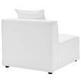 thumbnail image 3 of Modway Saybrook Fabric Upholstered Outdoor Patio Sofa Armless Chair in White, 3 of 7