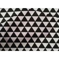 thumbnail image 4 of oneOone Cotton Cambric Black Fabric Triangle Sewing Craft Projects Fabric Prints By Yard 56 Inch Wide - TL, 4 of 4