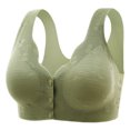 thumbnail image 1 of Timegard Womens Front Closure Bras No Underwire Full Coverage High Support Comfortable Seniors Bralette, 1 of 6