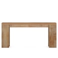 thumbnail image 3 of Fnova 70.9" Farmhouse Console Table for Entryway, Long Narrow Wood Entryway Table, Easy Assembly, Light Brown, 3 of 13