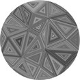 thumbnail image 1 of Ahgly Company Tapis d'Intérieur Lavable à la Machine, Carré, Transitionnel, Gris Gray, Tapis de Zone, 3 Pieds Carré, 1 of 7