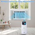 thumbnail image 4 of Ourlova Window Air Conditioner - 6000 BTU Cooling - Smart WiFi Control - Cools 250 Sq Ft - 3 Modes, 4 of 7