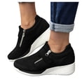 thumbnail image 1 of LSLJS Chaussures de Sport pour Femmes Dames Mode Décontractée Plateformes Compensées Espadrilles à Cristaux Semelle Antidérapante, Espadrilles pour Femmes, 1 of 4