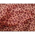 thumbnail image 4 of oneOone Silk Tabby Fabric Geometric Block Printed Fabric 1 Yard 42 Inch Wide, 4 of 4