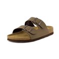 thumbnail image 2 of cUSHIONAIRE Womens, Lane Slide Sandals Brown 8 M, 2 of 4