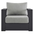 thumbnail image 2 of Modway Tahoe Outdoor Patio Powder-Coated Aluminum Armchair in Gray Gray, 2 of 8