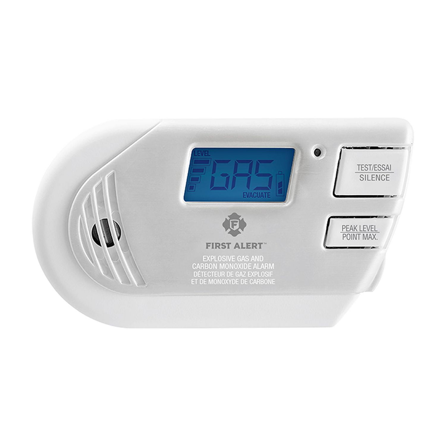 First Alert Combination Explosive Gas and Carbon Monoxide Alarm with Backlit Digital Display, GCO16NA